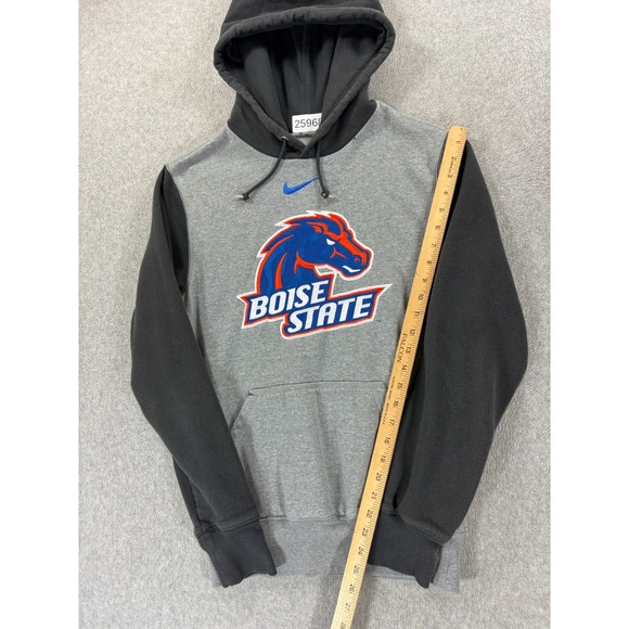 Boise State Broncos Nike Stitched Logo Campus Hoodie Sweatshirt (Men's Small) - Picture 5 of 12